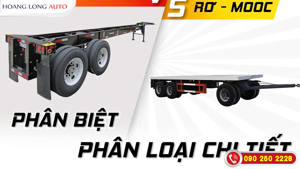 phân biệt sơ mi rơ mooc và rơ mooc