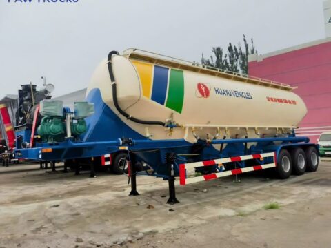 Mooc Bồn Chở Xi Măng Rời Yunli Sinotruk 40,5 Khối 3 Trục