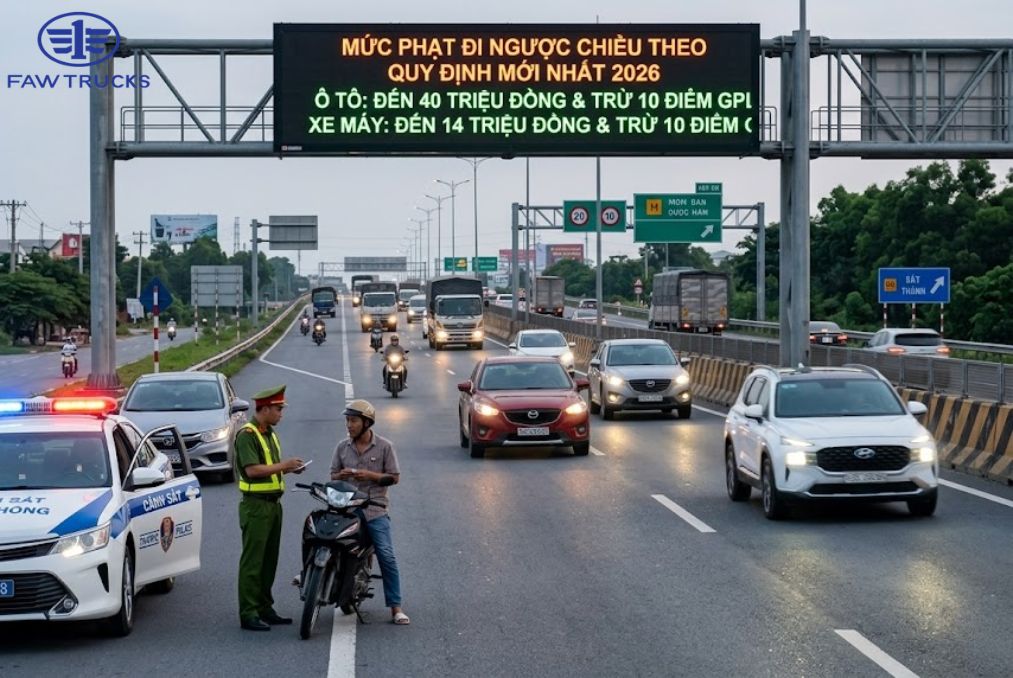 Mức Phạt Đi Ngược Chiều Theo Quy Định Mới Nhất