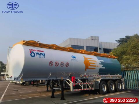 Sơ Mi Rơ Mooc Xitec Bồn Chở Xăng Sinotruk Yunli 40,5 Khối (VIN 2026)