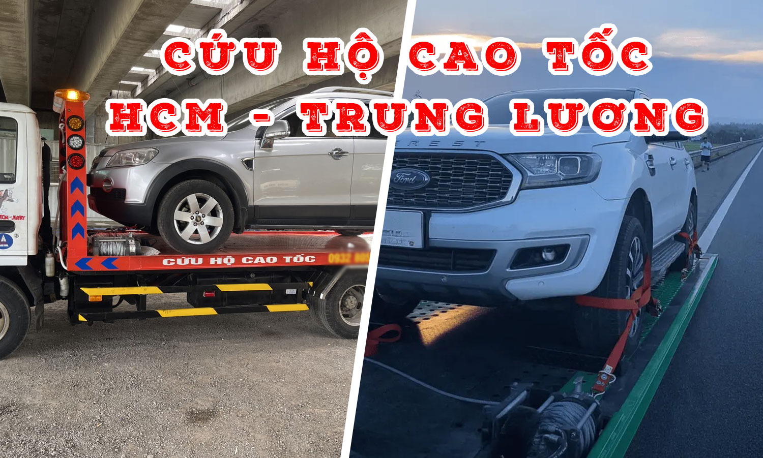 Cứu hộ cao tốc Hồ Chí Minh - Cần Thơ